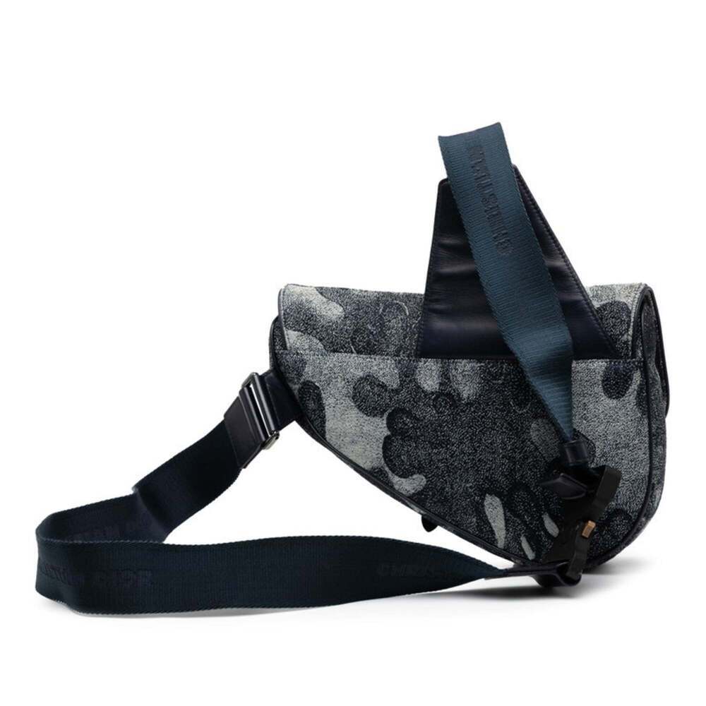 CHRISTIAN DIOR Blue Leather Shoulder Bag - Picture 2 of 6